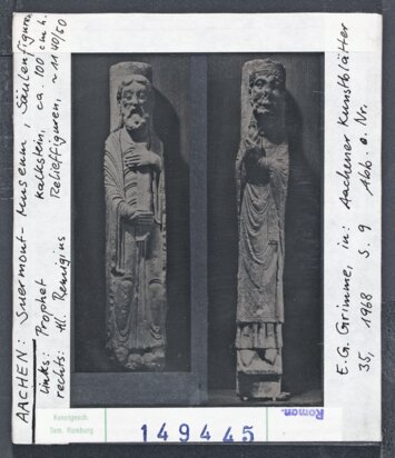 preview Aachen: Suermont-Museum, Säulenfiguren, links: Phrophet, rechts: Hl. Remigius Diasammlung